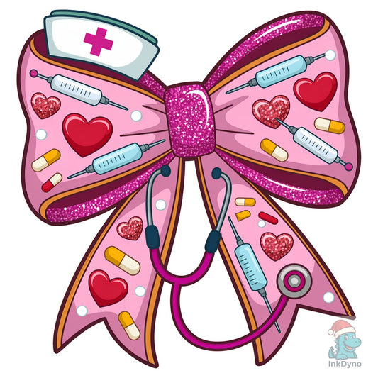 Retro Love Cupid Nurse Valentine - DTF Transfer