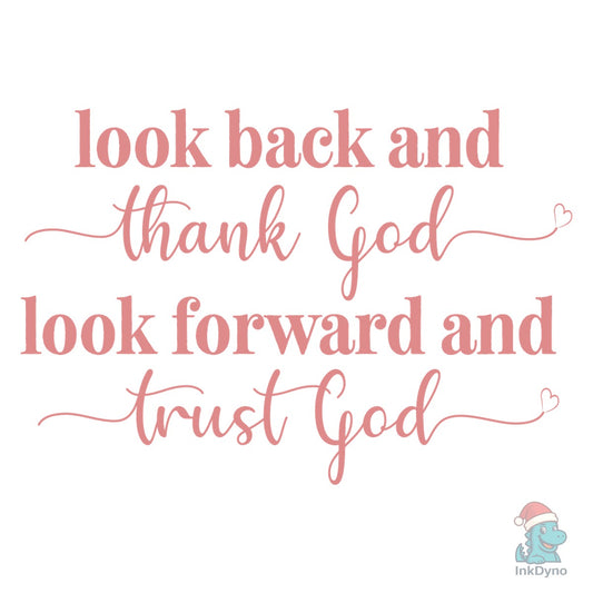 Thank God Trust God Christian - DTF Transfer