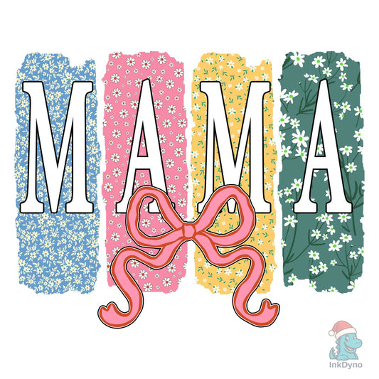 Brushstroke Floral Mama Coquette - DTF Transfer