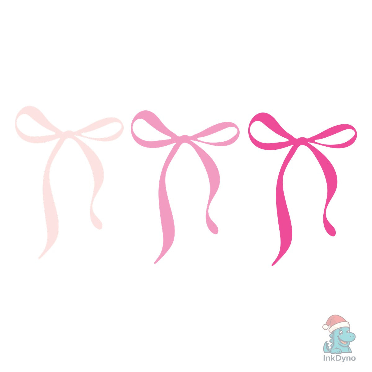 Cute Pink Bows Coquette Bow Design