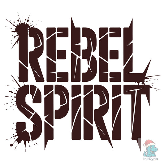 Rebel Spirit Bold Attitude Men's T-shirt - DTF Transfer