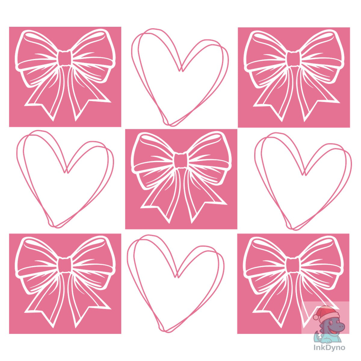 Retro Checkered Valentine's Day