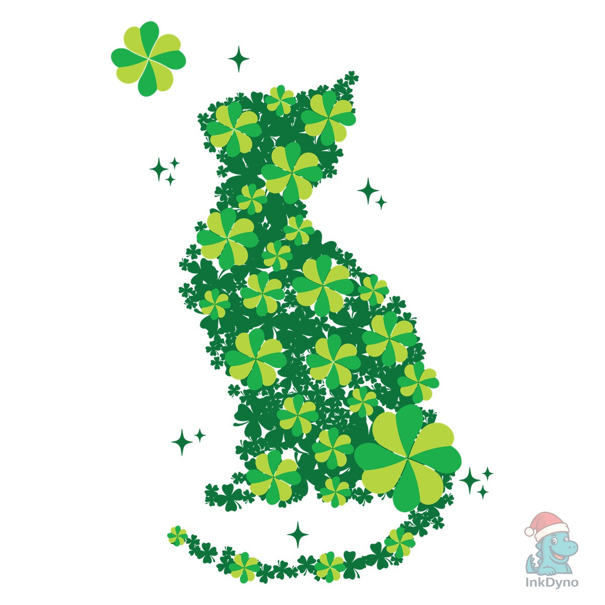 St Patrick's Shamrock Cat
