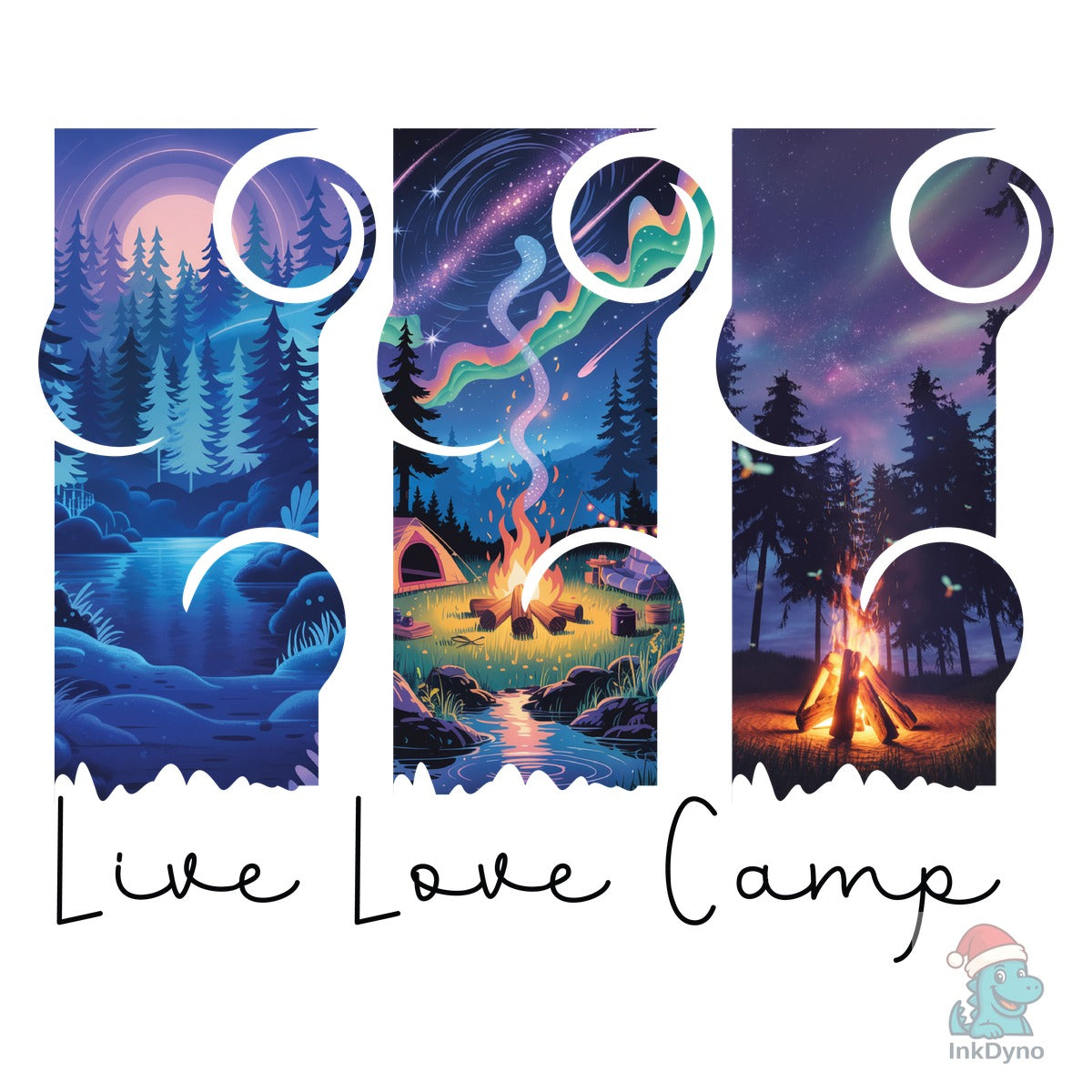 Live Love Camp T Shirt Design