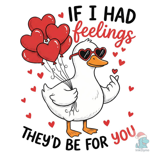 Funny Goose Valentine's Day - DTF Transfer