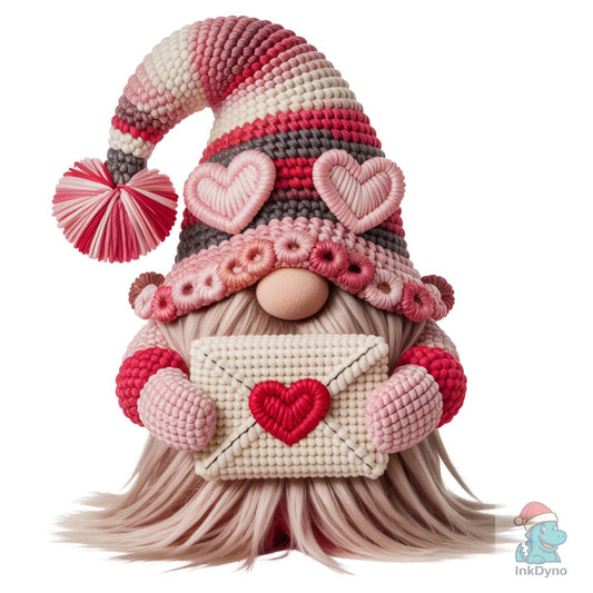 Valentine Gnome Girl - DTF Transfer