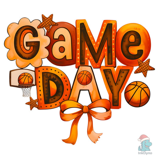 Game Day Coquette Basketball Mom - DTF Transfer