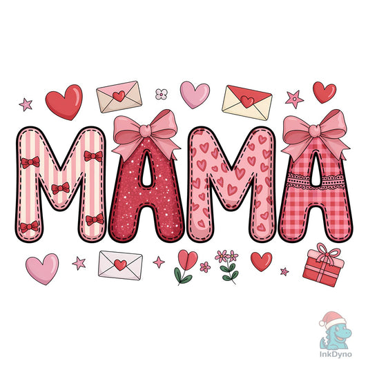 Mama Valentine Sublimation T-shirt - DTF Transfer