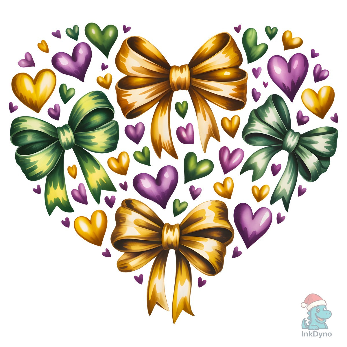 Mardi Gras Heart Louisiana
