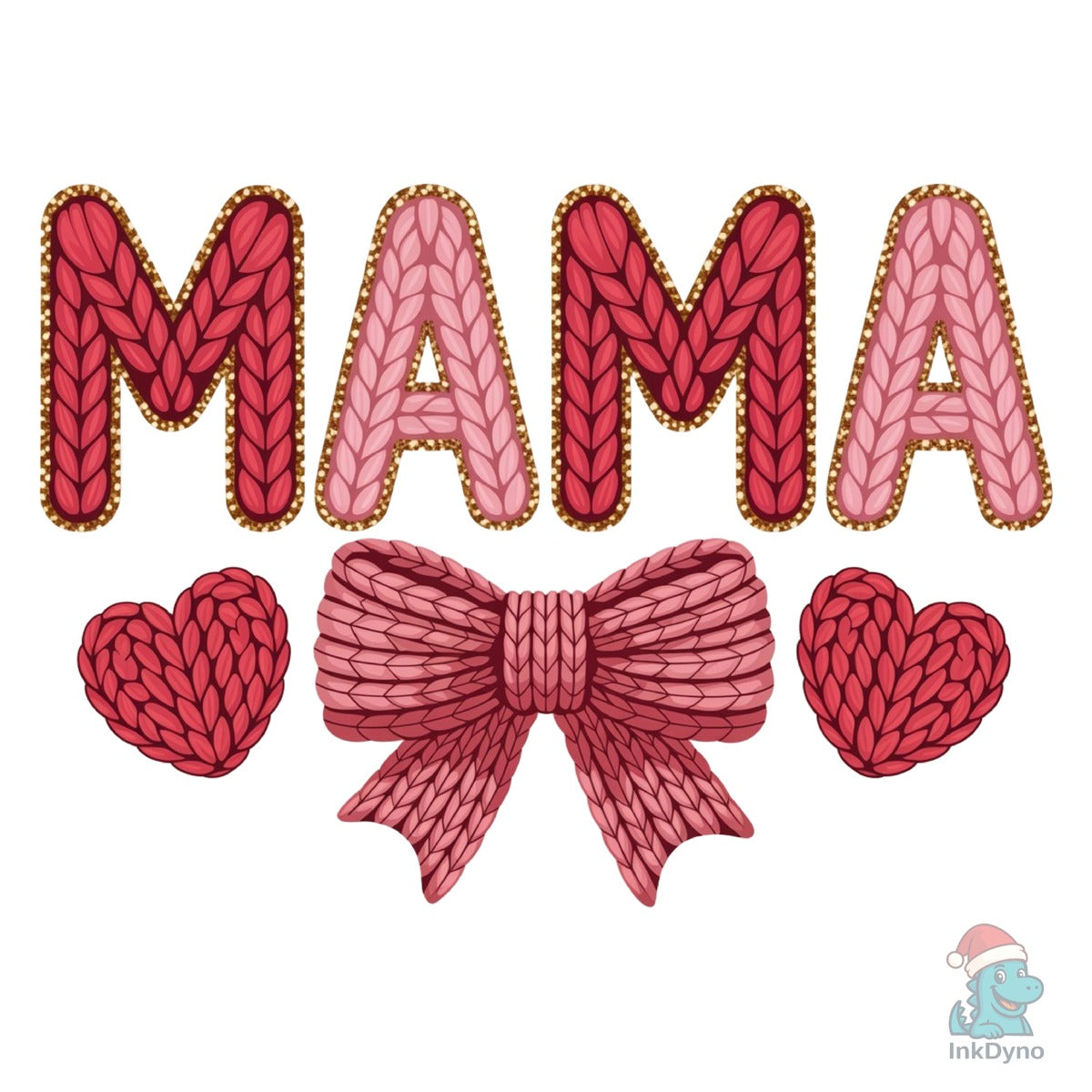 Valentine's Day Mama Faux Yarn
