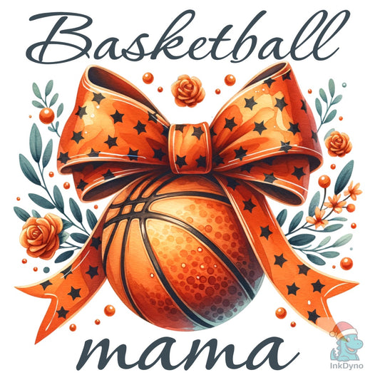 Basketball Mama Orange Mascot - DTF Transfer