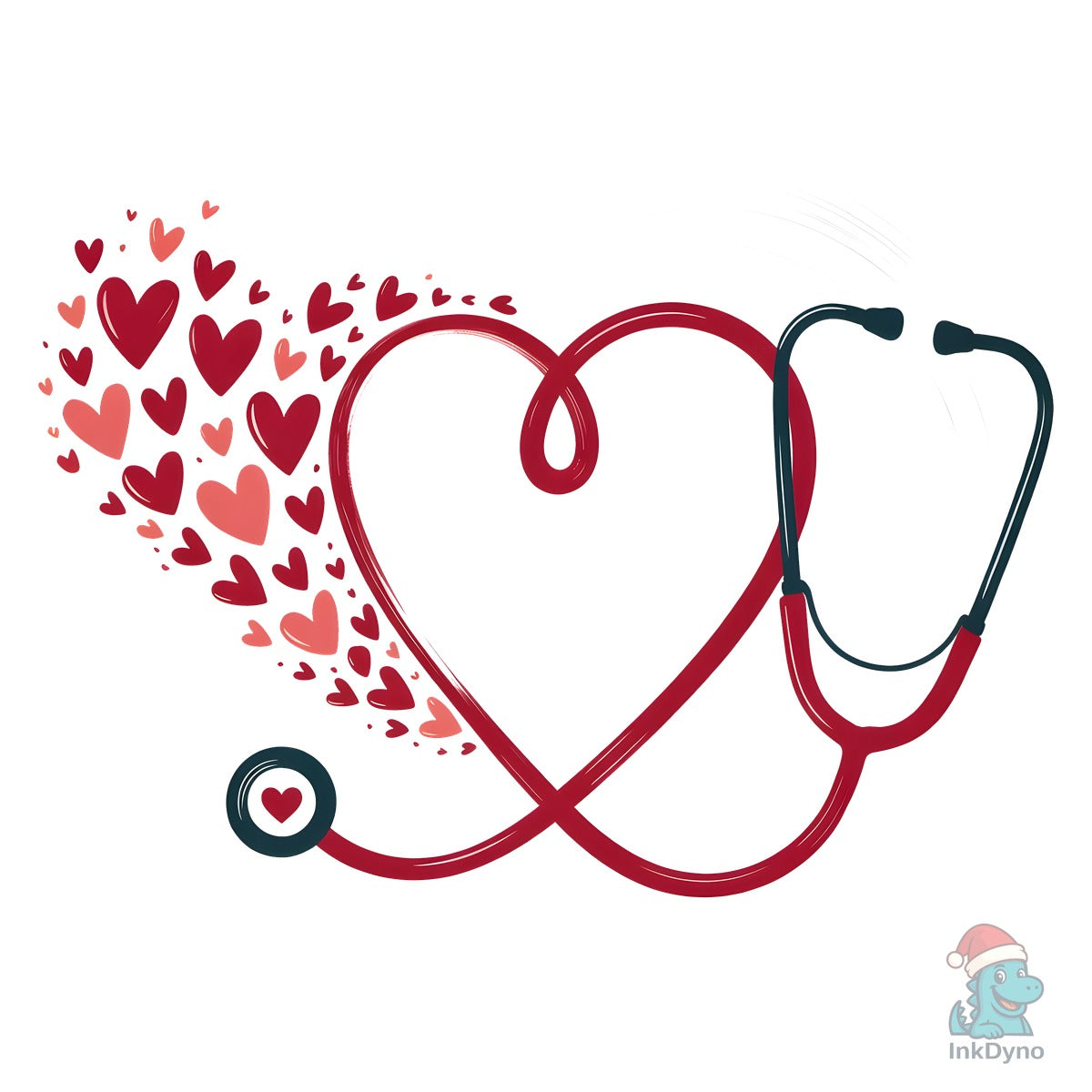 Valentine's Day Stethoscope Heart Nu