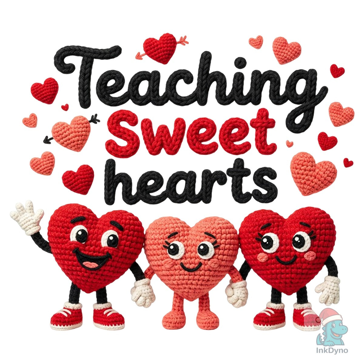 Faux Crochet Teaching Sweethearts