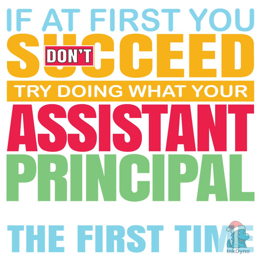 Assistant Principal Funny Quote - DTF Transfer
