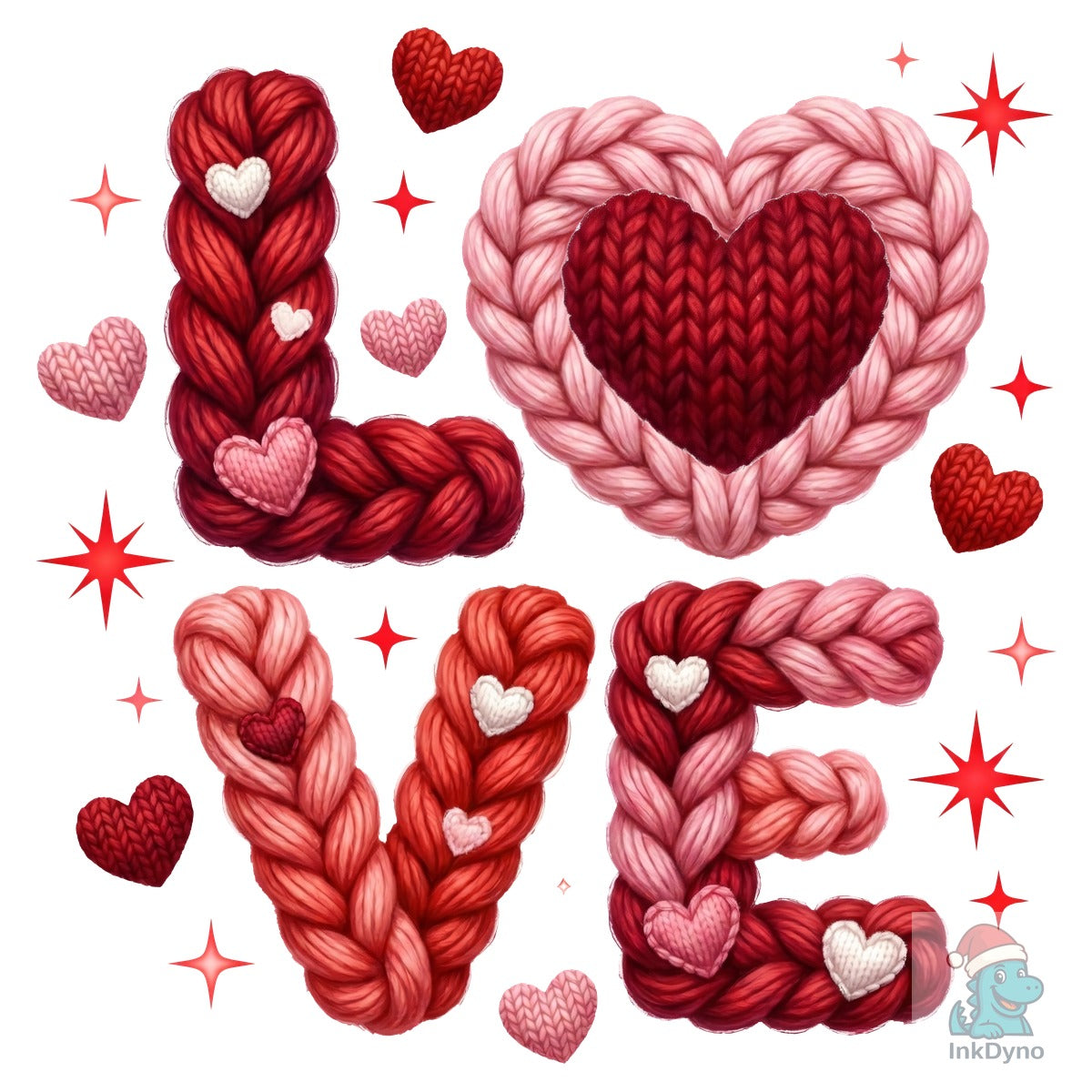 Faux Yarn LOVE Valentine