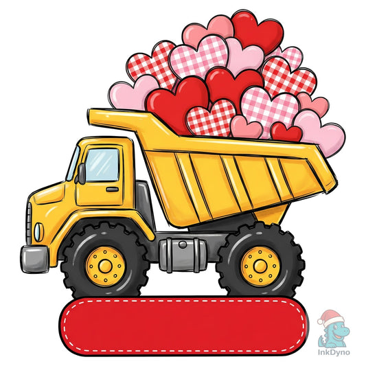 Personalized Valentine Construction - DTF Transfer