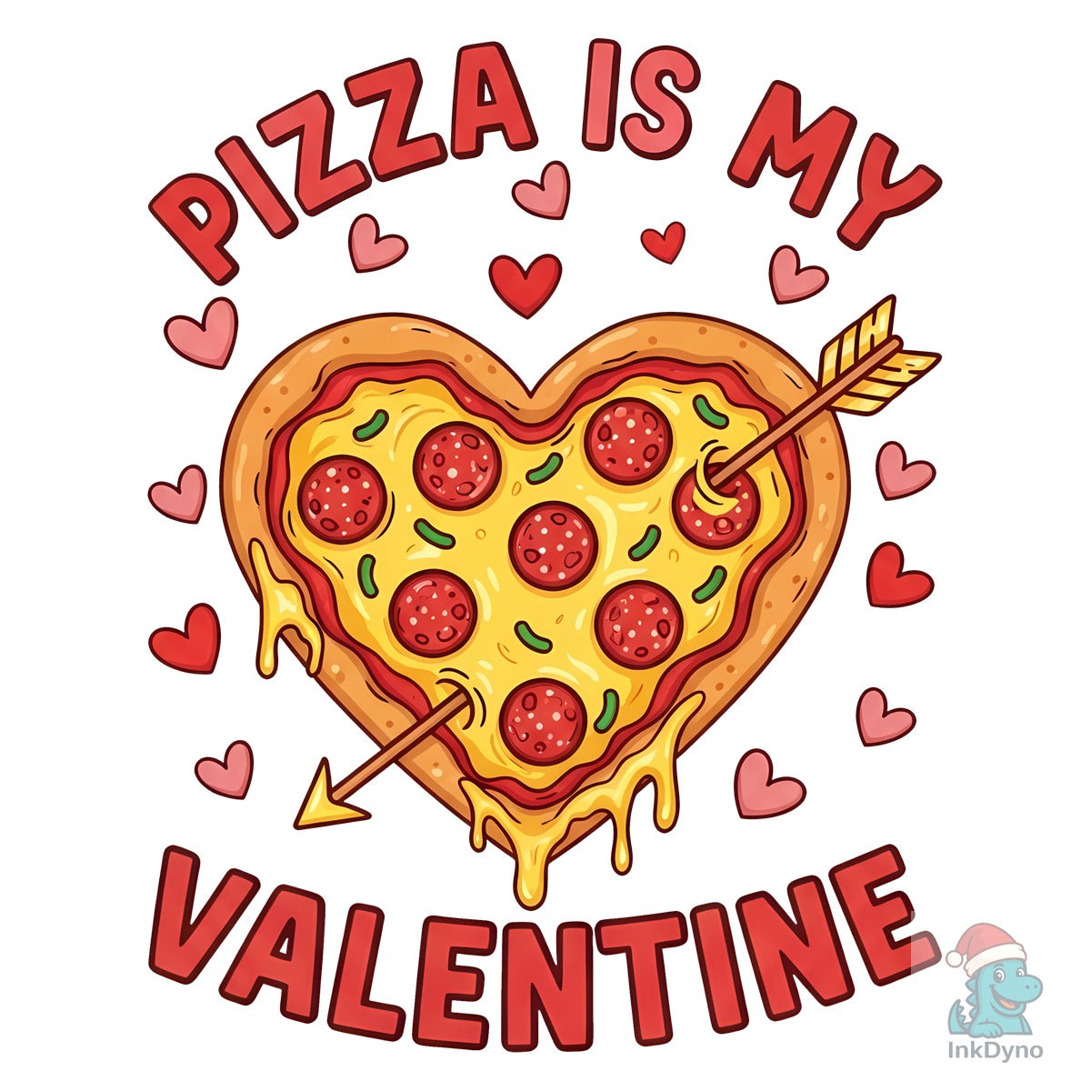 Heart Pizza Valentine