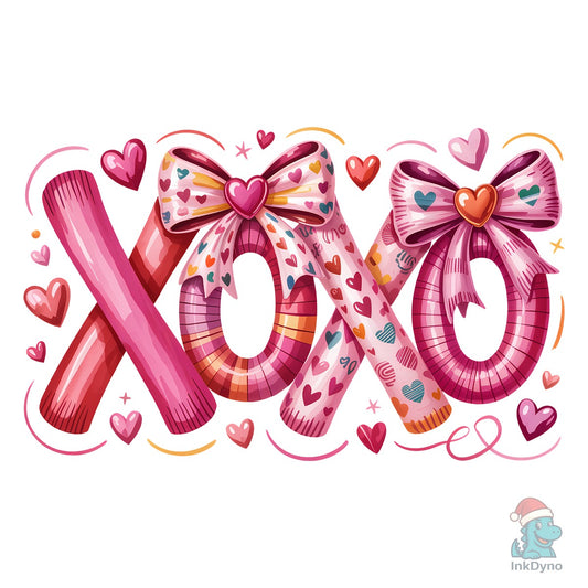 Valentine XOXO Coquette Sublimation - DTF Transfer