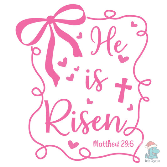 He is Risen Easter Christian - DTF Transfer