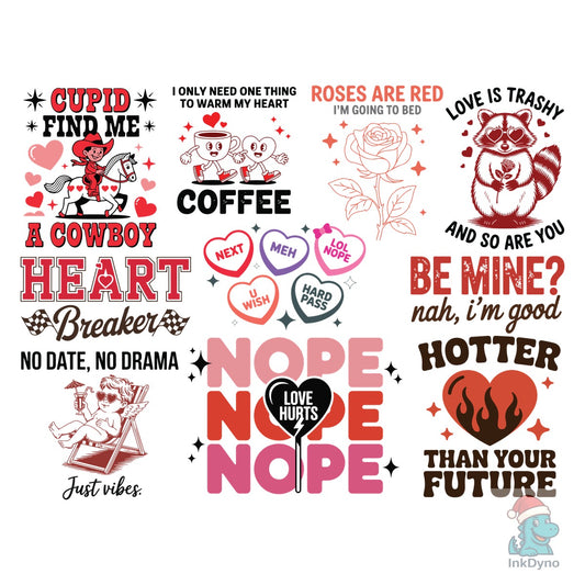 Funny & Sarcastic Valentine - DTF Transfer
