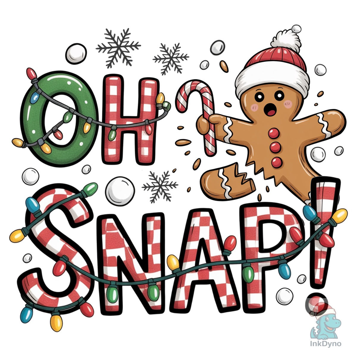 Oh Snap Christmas Gingerbread Shirt