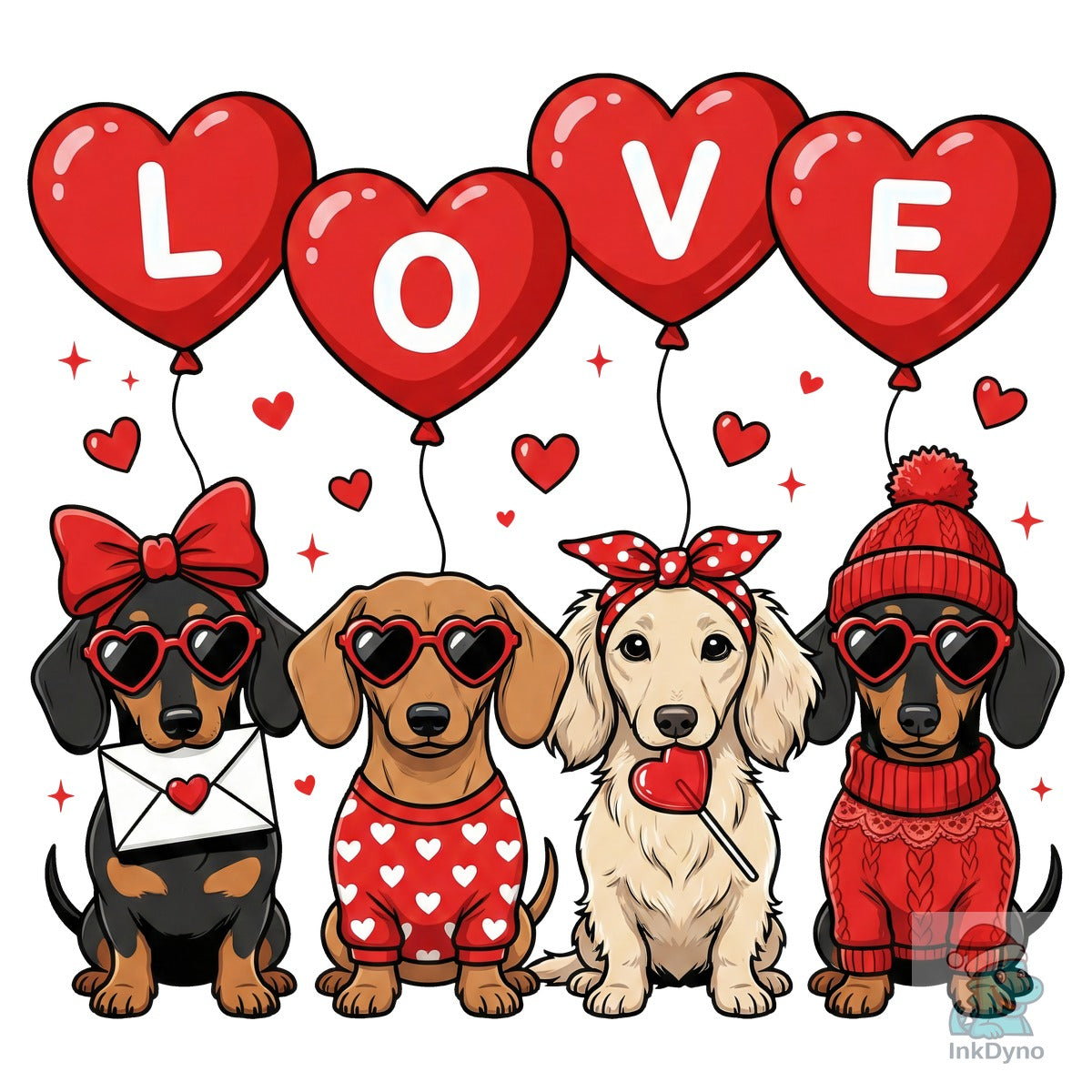 Valentine Dog