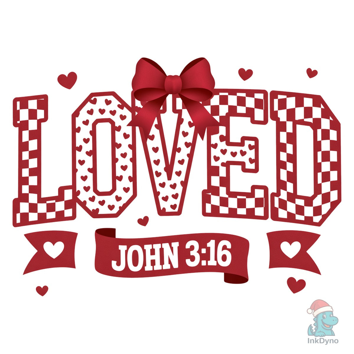 Loved John 316 Retro Valentine