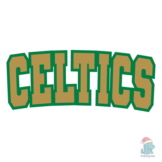Celtics Varsity Curved - DTF Transfer