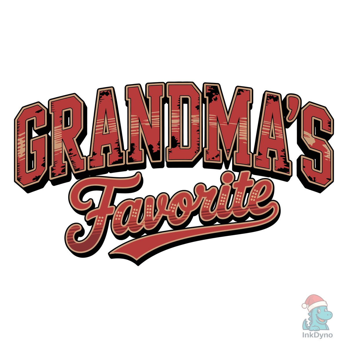 Grandma's Favorite T-Shirt Desig