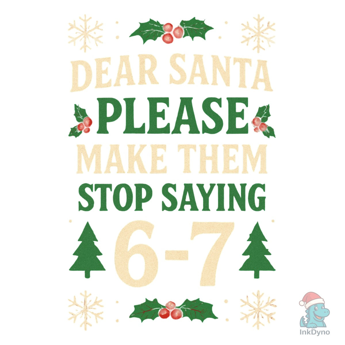 Santa 67 Funny Christmas Six Seven