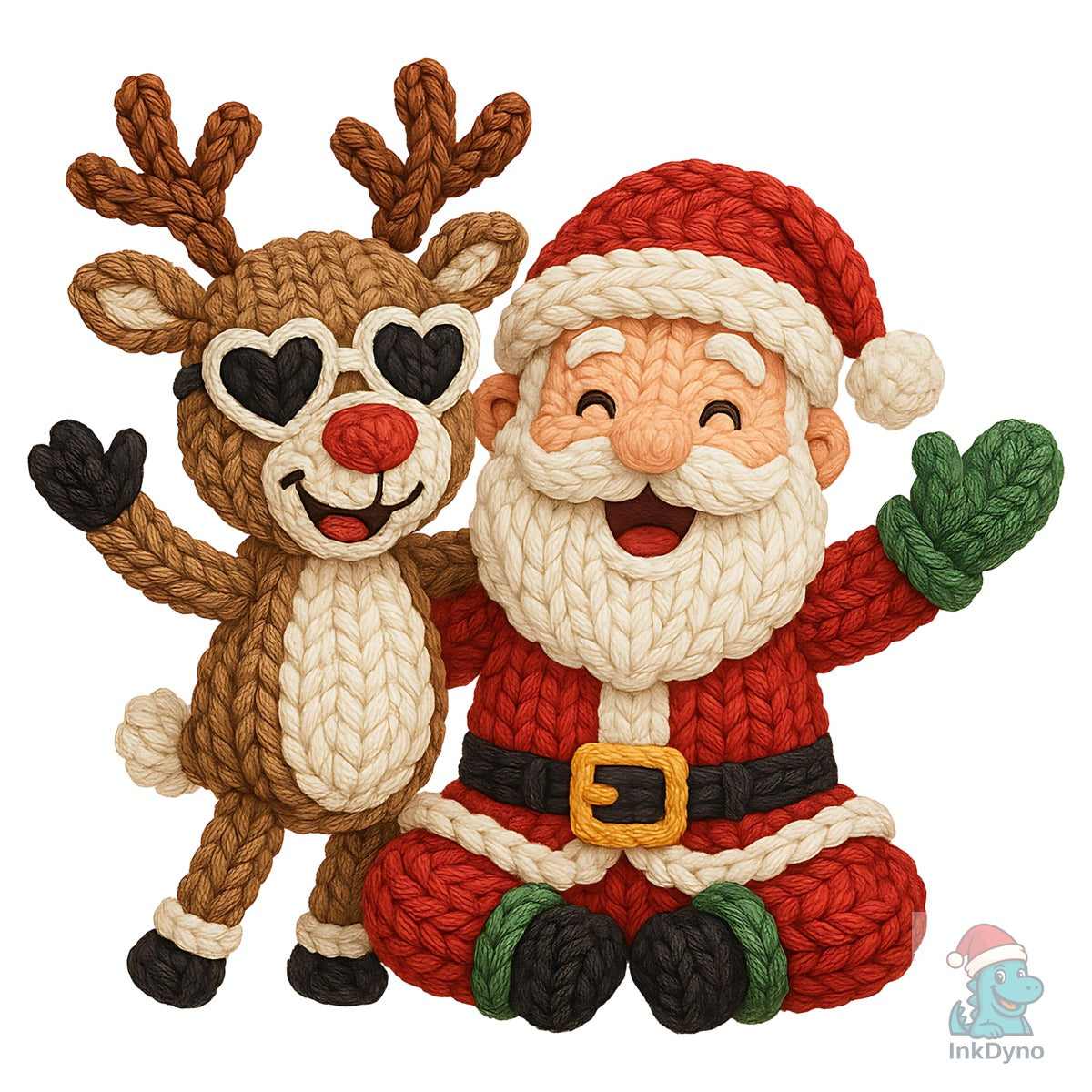 Christmas Crochet Faux Yarn