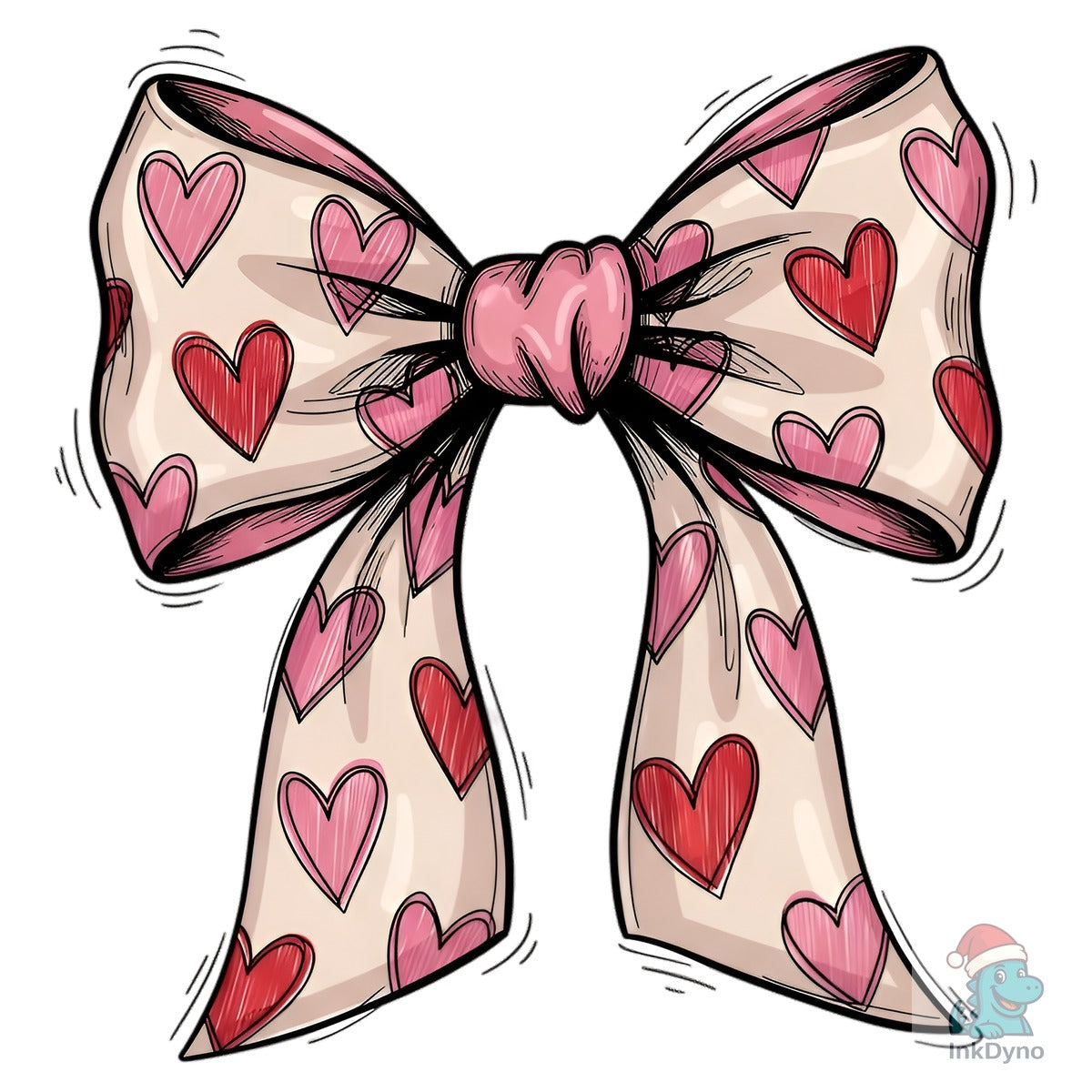 Coquette Heart Bow