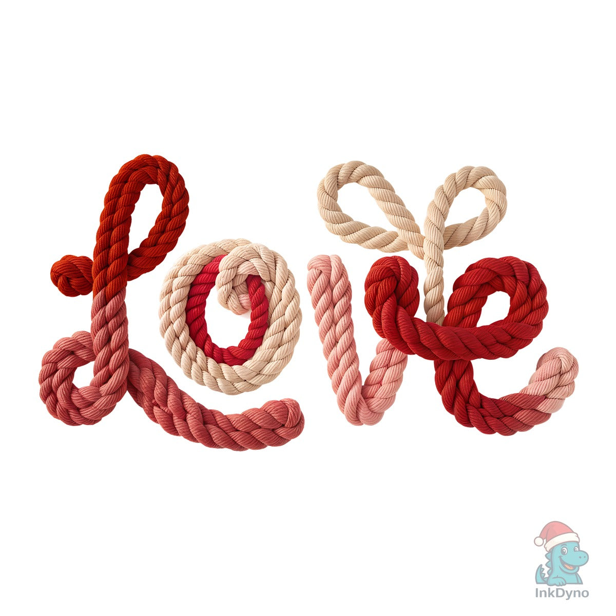 Faux Yarn Crochet Valentine's LOVE