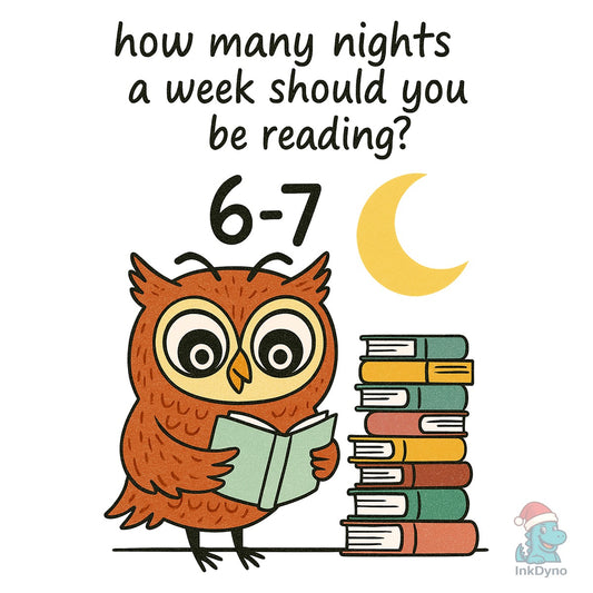 6-7 Reading Nights Owl Design - DTF Transfer