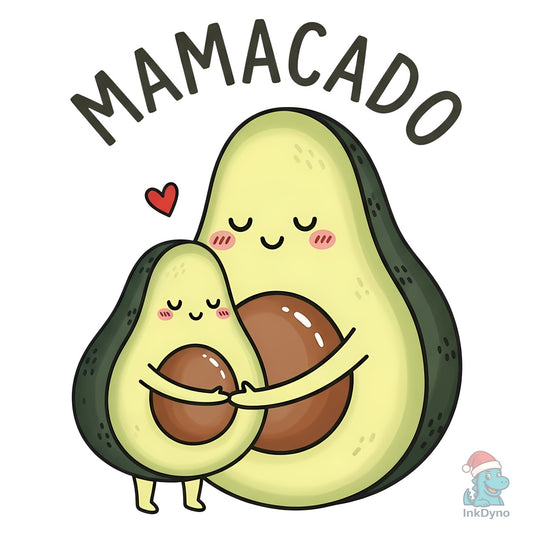 Cute Avocado Mom & Baby - DTF Transfer