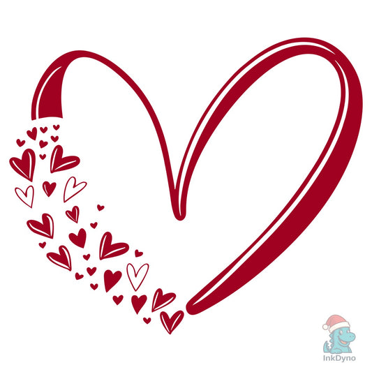 Valentine Heart Love Heart - DTF Transfer