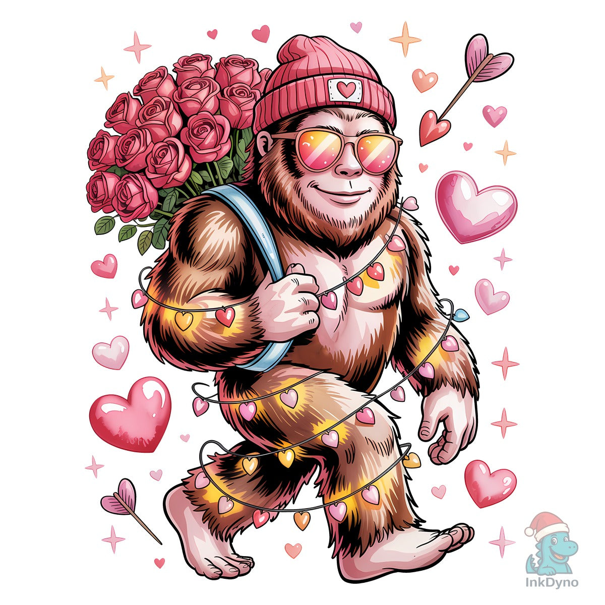 3 Valentine Bigfoot Sublimation