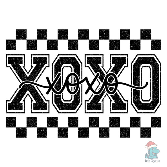 Valentine Leopard Checkered Xoxo - DTF Transfer