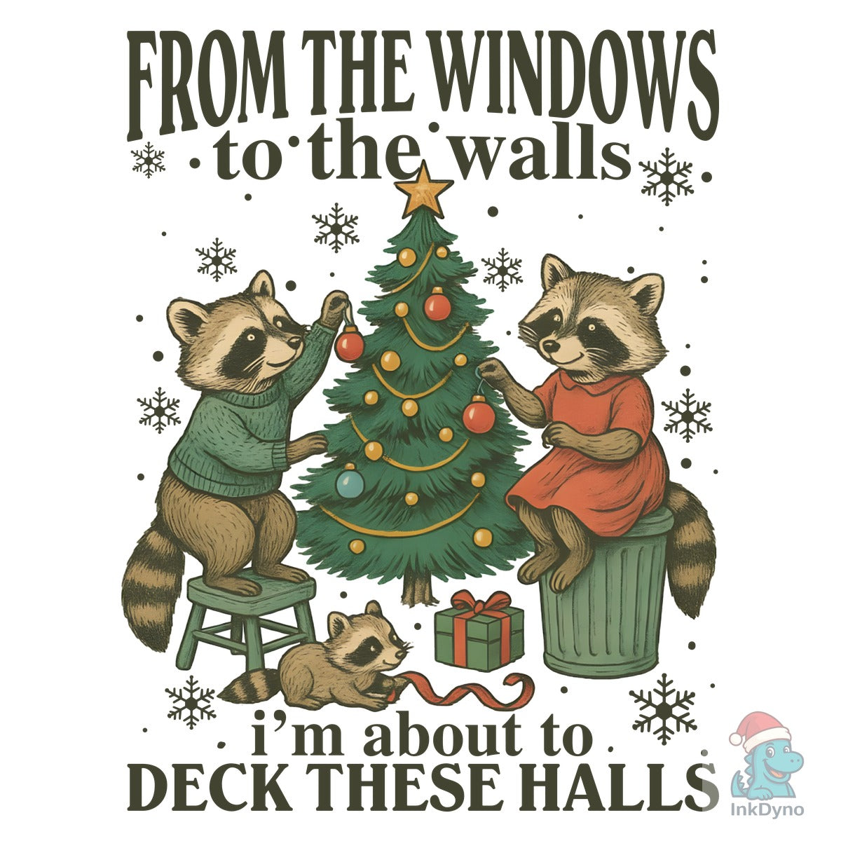 Raccoon Christmas
