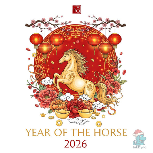 Chinese New Year Zodiac Horse - DTF Transfer