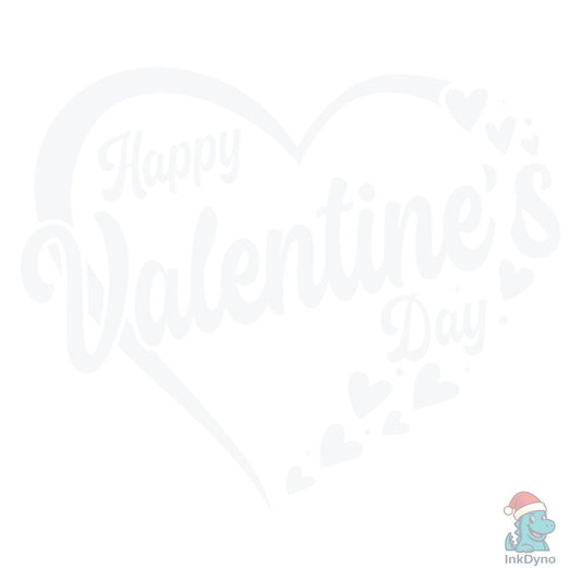 Happy Valentine's Day Valentine Heart - DTF Transfer