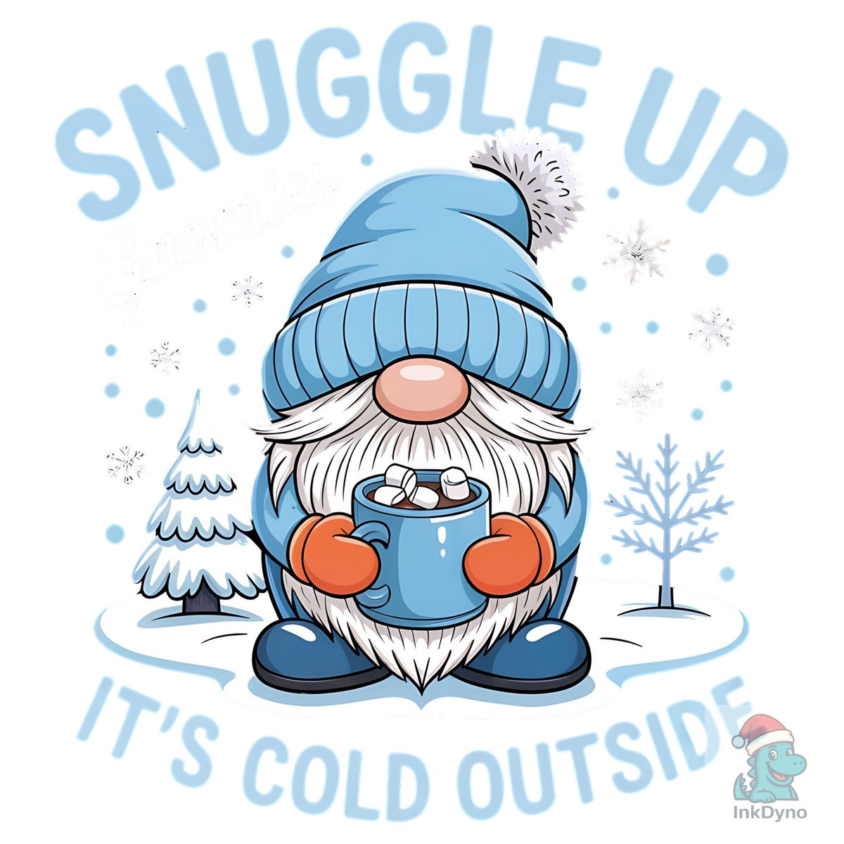 Snuggle Up Winter Gnome Design