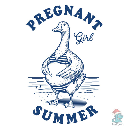 Pregnant Girl Pregnancy Reveal - DTF Transfer