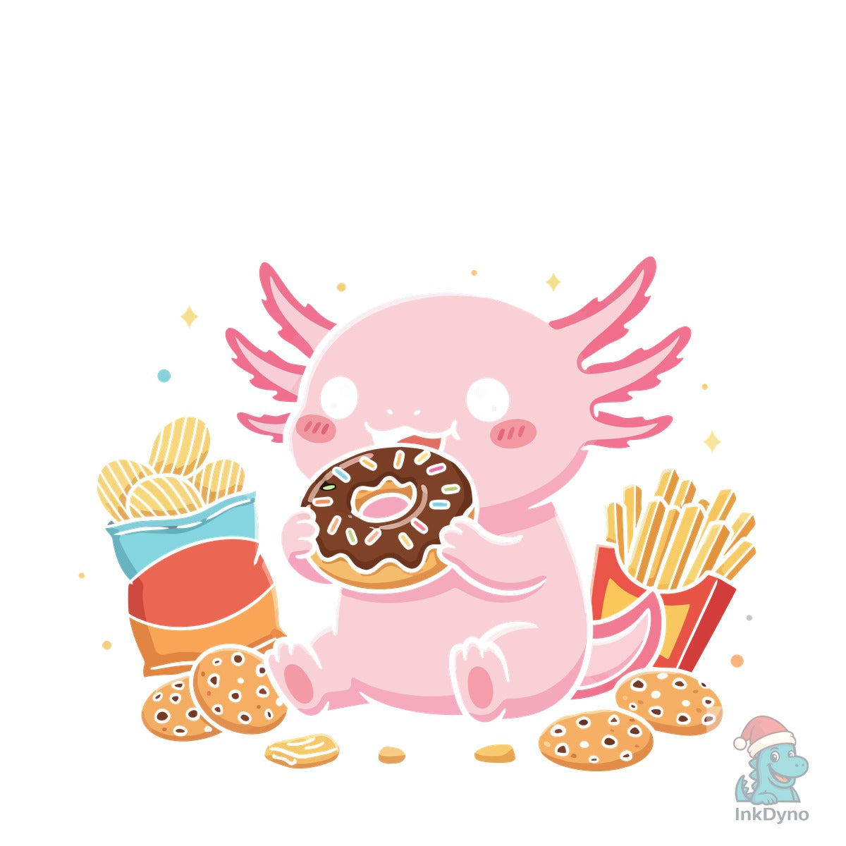 Snaxalotl Axolotl T-Shirt