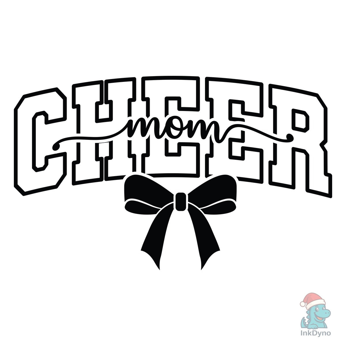 Cheer Mom Cheerleader Bow