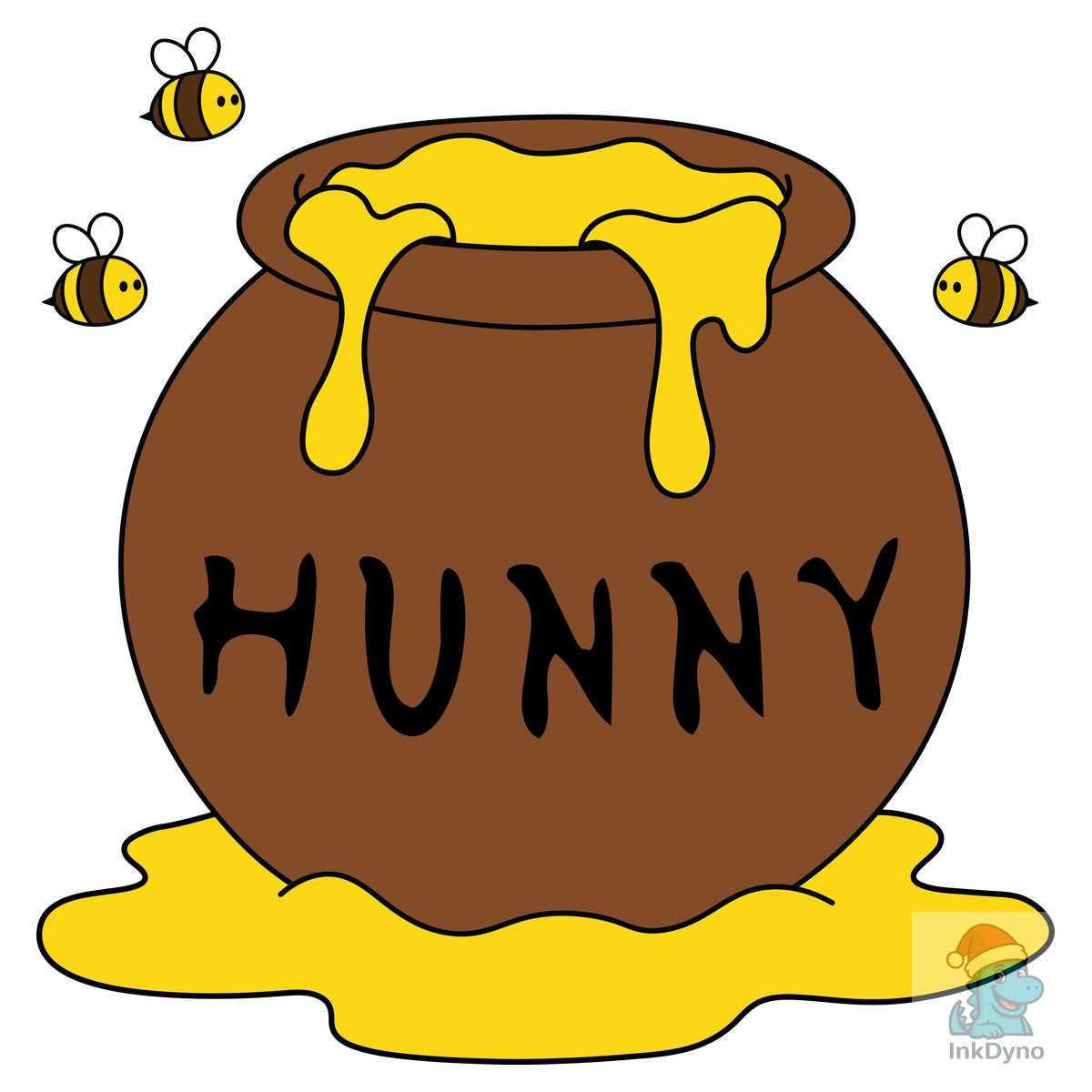 Hunny Pot Honey Jar for Bee Lovers