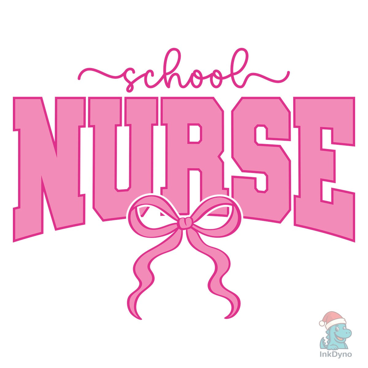 School Nurse Coquette Nurse Pink Bow