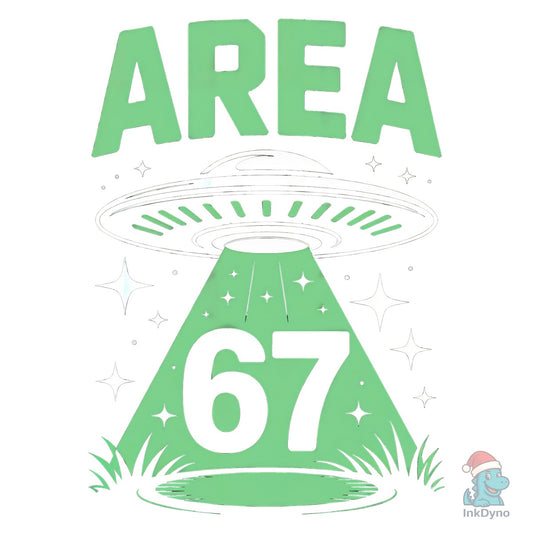 Area 67 UFO Alien School File - DTF Transfer