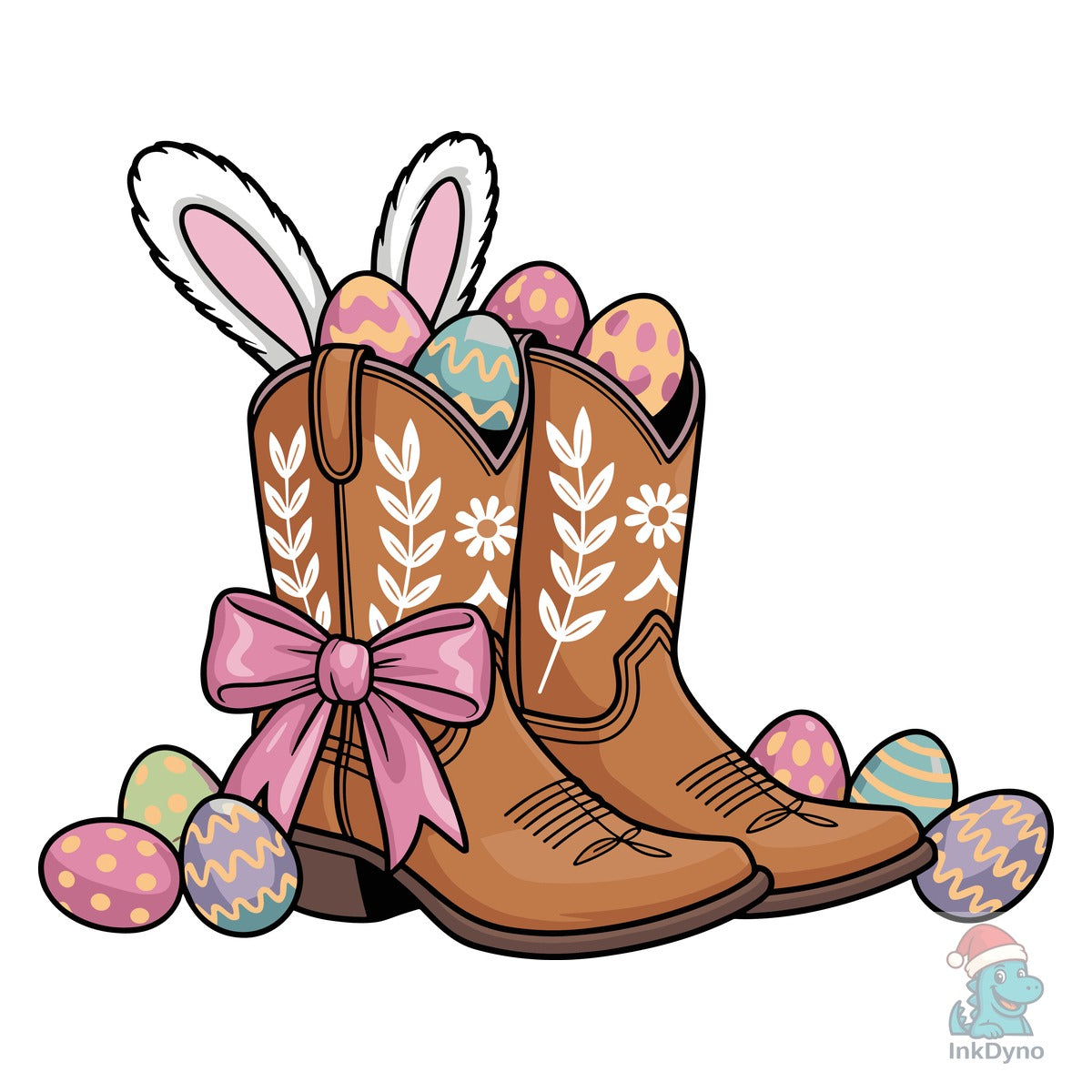 Cowboy Boots Easter Sublimation