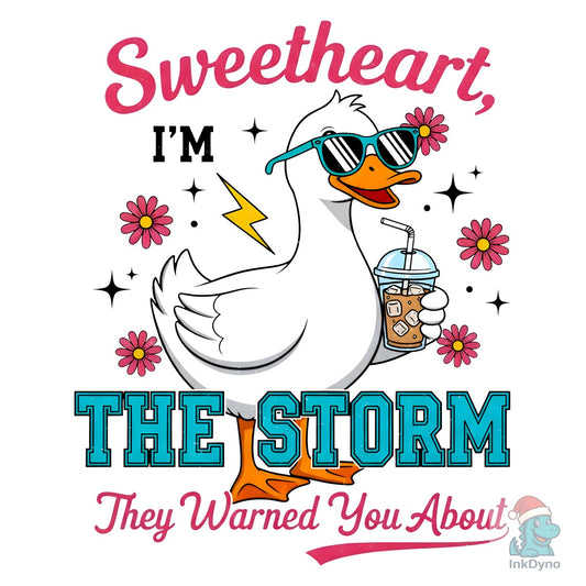 Funny Goose Coffee Sarcastic Humor - DTF Transfer